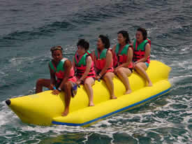 water sport banana boat bali